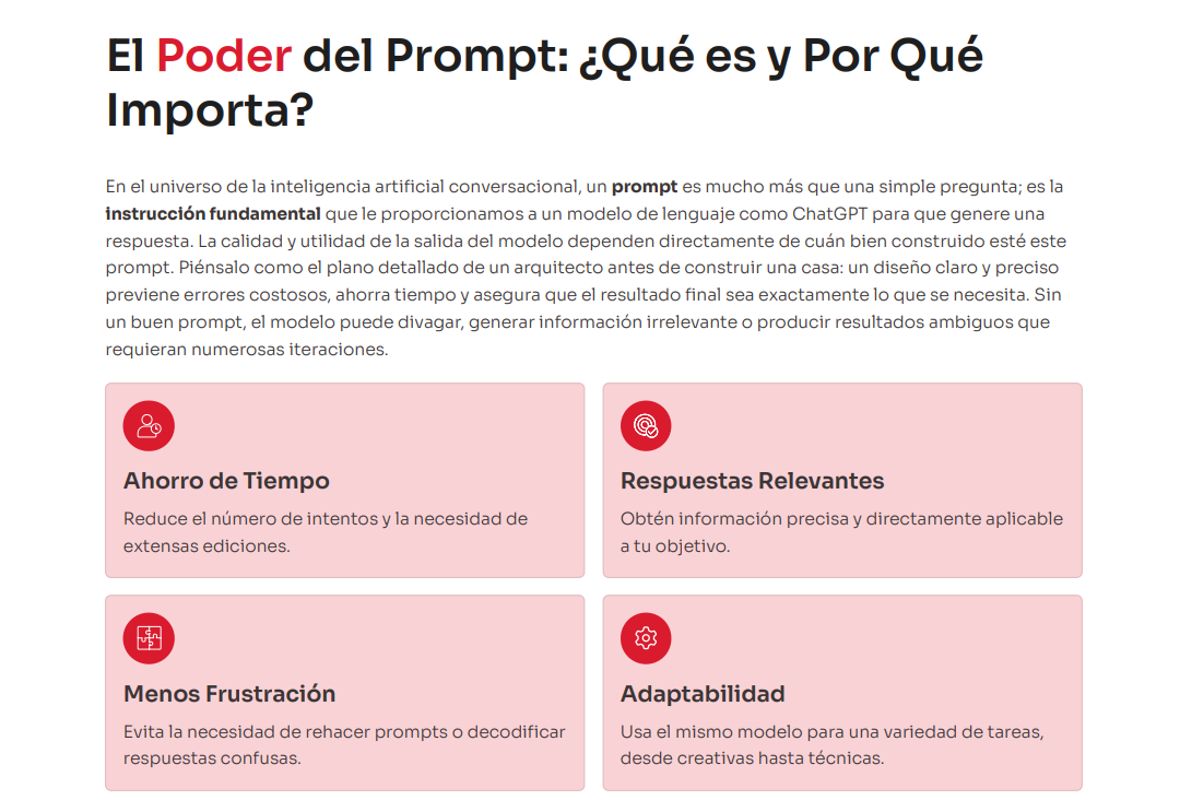 Cómo Crear PROMPTS de Alta Calidad para ChatGPT (Guía completa)