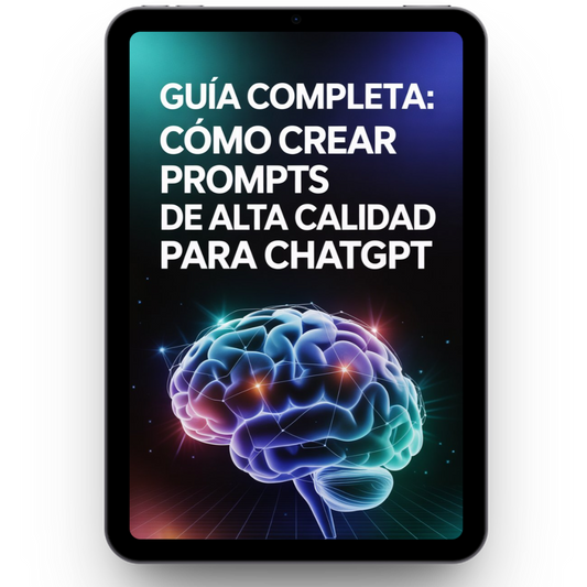 Portada libro Cómo crear prompts de alta calidad para ChatGPT